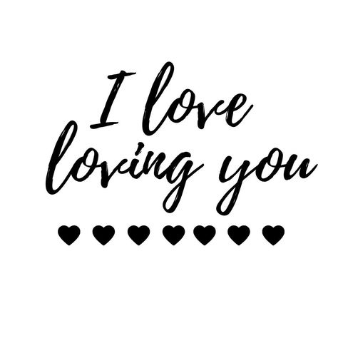 "I love loving you - SVG Instant download-  SVG file- Instant download Perfect for Cricut crafts, gifts, DIY projects and so much more. You can put this file on wood, metal, glass, clothing, canvas and anything you can think of! Silhouette, Digital clip art We only offers digital products(digital files only). There are no physical products. Downloads are available once your payment is confirmed. Your download will be available immediately through your Etsy receipt.The digital files will be sent to your Etsy account for download within 15-20 minutes of your purchase. You can download the files by going to \"Your Account\" > \"Purchases\" scroll down and look for your purchase,and download from the blue button(Files ready to download). Moreover, We will also send you a download notification I Love Loving You, So Much Love For You, I Think I Love You, I Love You More, Glass Clothing, I Love Us, Morning Sweetheart, I Love You Quotes For Him, I Love You Images