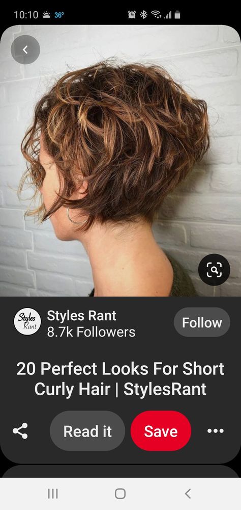 Womens Curly Short Haircut, Curly Reverse Bob Haircut, Curly Bob Hairstyles 2023, Best Haircut For Fine Curly Hair, Short Hairstyle Women Curly Hair, Concave Bob Hairstyles, Curly Hairstyles Short, Bobbed Hairstyles With Fringe, Short Curly Bob Hairstyles