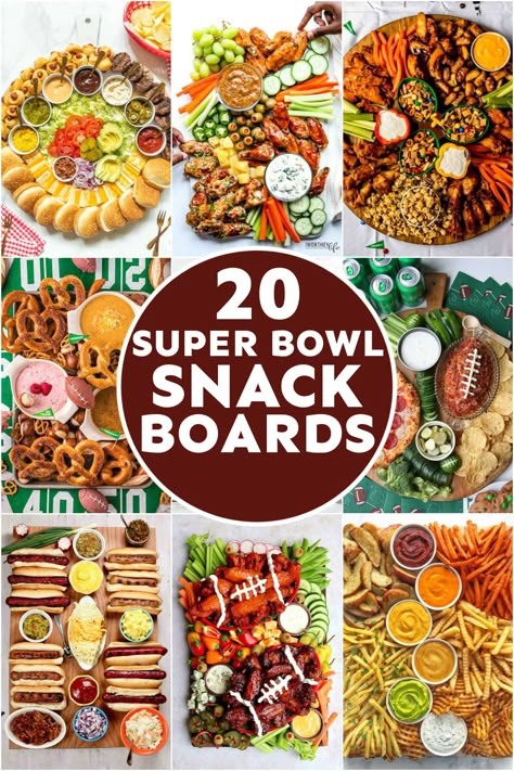 Super Bowl Charcuterie Board, Super Bowl Charcuterie, Football Themed Snacks, Football Themed Food, Super Bowl Menu, Snack Boards, Football Party Foods, Charcuterie Board Ideas, Food Boards