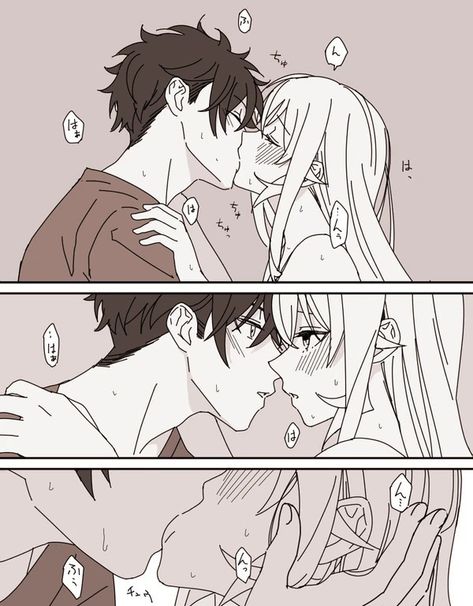 Kissing Poses, Kissing Drawing, Manga Kiss, Couple Poses Drawing, Image Couple, Anime Show, Kiss Art, Manga Couple, Romantic Anime Couples