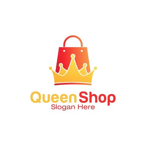 Kingdom Logo, Logo King, Queen Logo, Queen Shop, Shop Logo Design, Crown Logo, Psd Icon, King Logo, Logo Design Template