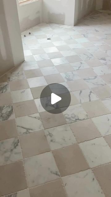 Ashley Stark Kenner on Instagram: "Marble limestone mix. In my saved files.   @marieflaniganinteriors   #flooring #interiordesign #bathroomdesign" Limestone And Marble Floor, Checkerboard Marble Tile, Foyer Tile Ideas Entryway, Limestone Bathroom, Ashley Stark, Entryway Tile, Checkerboard Floor, Limestone Flooring, Carrera Marble