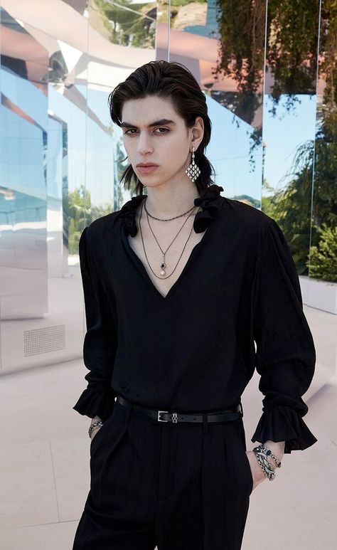 Goth Guy Outfits, Gothic Outfits Men, Goth Mens Fashion, Goth Outfits Men, Goth Summer Outfits, Summer Goth Outfits, Goth Male, Goth Guy, Genderqueer Fashion