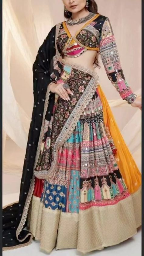 Aristocrat Dresses #### Designer chaniya choli #### customize #### we ship world wide #### for more info call or whts up-91-9898610427/91-9898610728 | Aristocrat dresses | diversity_cultural · Original audio Gujarati Garba Chaniya Choli, Cotton Chaniya Choli, Garba Chaniya Choli, Black Lehenga Choli, डिजाइनर कपड़े, Sambalpuri Saree, Cutwork Saree, Gota Patti Saree, Designer Sarees Wedding