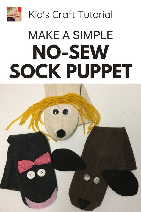 Diy Sock Puppets, How To Make Socks, Mismatched Socks, Sock Puppet, Glove Puppets, Puppets For Kids, Puppets Diy, Sock Puppets, Puppet Patterns