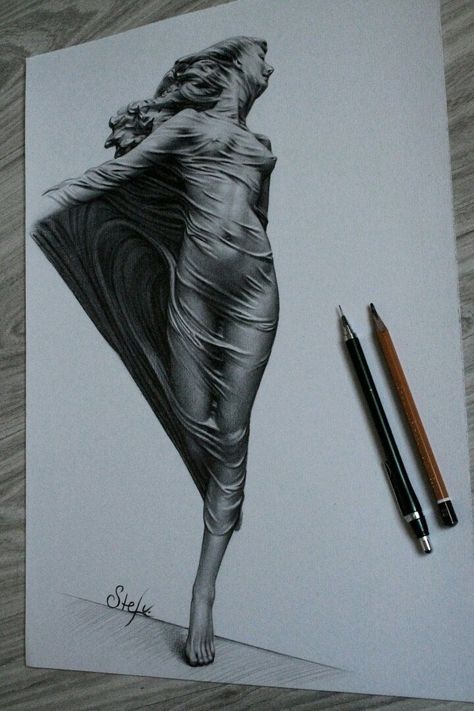 Pencil Drawing Mastery: Advanced Techniques ✅(Follow This Link)✅ Zindy Zone Art, Drawing Birthday, Portrait Realistic, 3d Pencil Drawings, Romantic Drawing, Human Figure Sketches, Realistic Drawing, Female Art Painting, Figure Sketching