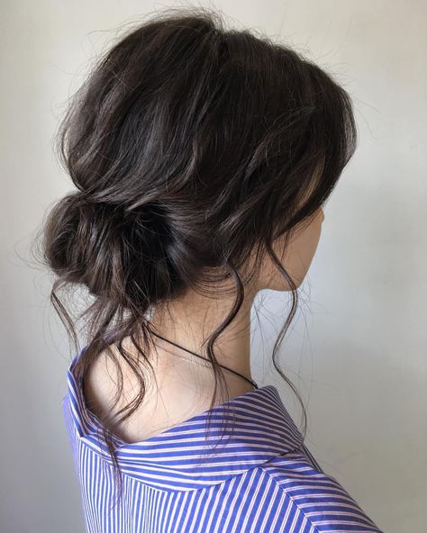 Low Bun Hair Inspiration | 19 Low Buns That Prove It's the Prettiest Low-Maintenance Hairstyle Yet | POPSUGAR Beauty Low Bun Hair, Low Buns, Low Bun Hairstyles, Hair Bun Tutorial, Braided Ponytail Hairstyles, Low Maintenance Hair, Popsugar Beauty, Low Bun, Bun Hair