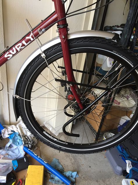 Any recommendations for racks and fenders for Surly Disc Trucker? - Bike Forums Surly Disc Trucker, Bike Touring, Bike Racks, Touring Bike, Bike Tour, Cool Bikes, Bicycle, Bike