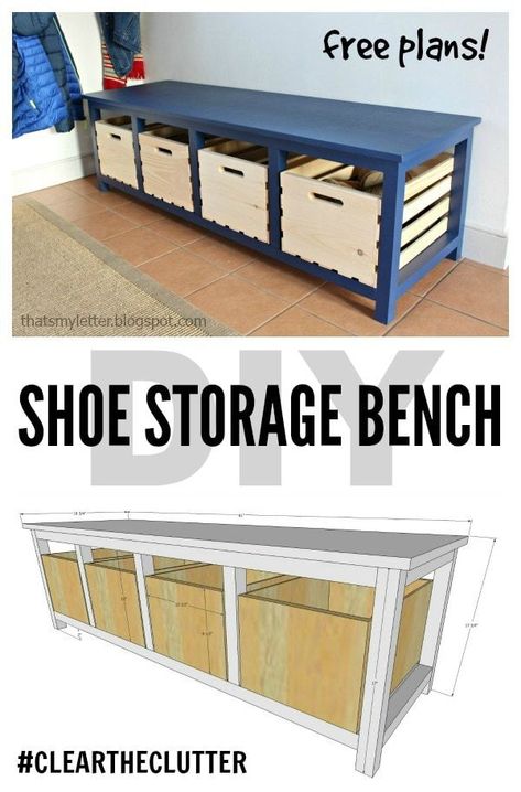 Diy Bank, Diy Entryway Bench, Diy Shoe Storage, Diy Storage Bench, Wood Shoe Rack, Pallet Crates, Diy Shoe Rack, Shoe Rack Bench, Shoe Storage Bench