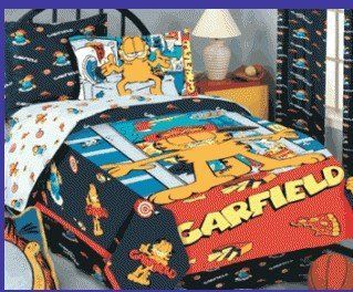 Garfield sheets Garfield Cartoon, Garfield Cat, Garfield And Odie, Funky Furniture, Orange Cat, Dream House Decor, Retro Decor, Cool Rooms, Apartment Design