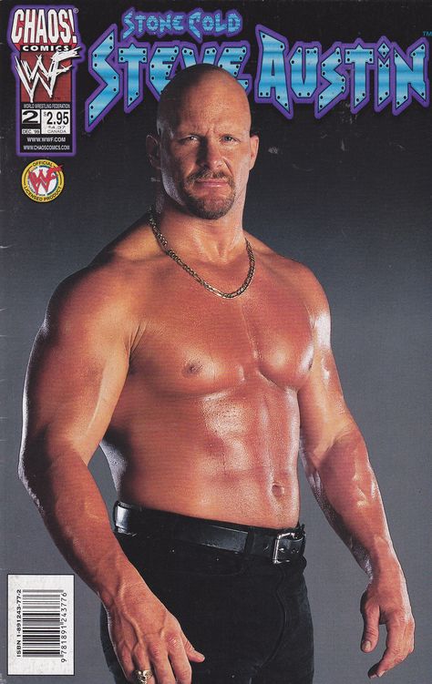 Wwe Steve Austin, Chaos Comics, Stone Cold Steve Austin, Wwe Pictures, Photo Cover, Wrestling Stars, Wwe Legends, Stone Cold Steve, Martial Arts Workout