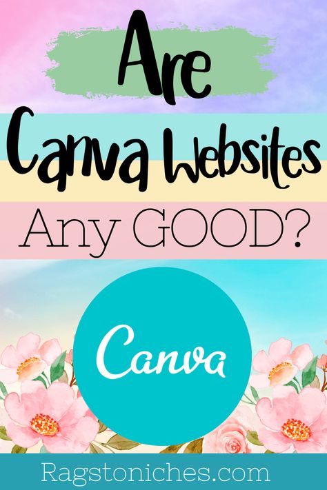 Canva Small Business, Canva Website Design Ideas, Canva Website Template, Canva Website Design, Feminine Website Design, Canva Tutorials, Website Tutorial, Canva Hacks, Best Landing Page Design