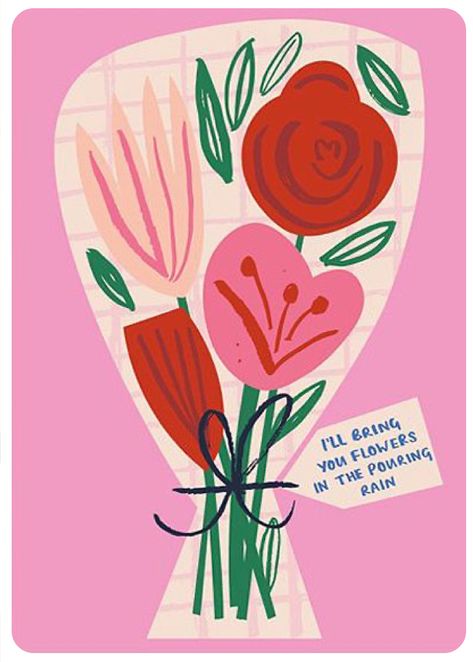 Valentine Card Design, Bouquet Illustration, Valentine's Day Illustration, Prints Ideas, Valentine Poster, Valentines Illustration, Valentines Day Poster, Happy Go Lucky, Posca Art