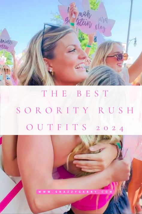 Are you unsure of what to wear to get into your top house this sorority recruitment season? Check out my blog to find outfit ideas for each round! @snazzygabby.com  #blog #school #college #university #backtoschool #highschool #sorority #fraternity #greeklife #panhellenic #rush #recruitment #outfits #OOTD #whattowear #clothes Sisterhood Round Recruitment Outfit Winter, Spring Recruitment Outfits, Uf Panhellenic Recruitment Outfits, Winter Recruitment Outfits, Sisterhood Outfits Sorority Recruitment, Sorority Recruitment Outfits Winter, Winter Sorority Rush Outfits, Sisterhood Round Recruitment Outfit, Preference Round Recruitment Outfits