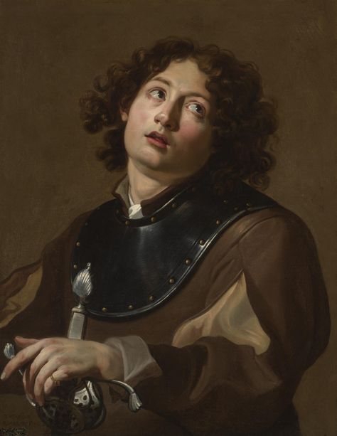 Theodoor Rombouts (Flemish, 1597-1637), Young Soldier, 1624 Face Oil Painting, Caravaggio Paintings, Baroque Painting, Historical Painting, Baroque Art, Classic Paintings, Caravaggio, Classical Art, Traditional Paintings