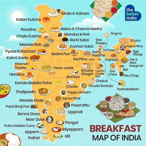 Breakfast Bar Recipe, Recipes For Dogs, Map Of India, Indian Culture And Tradition, Idli Recipe, Food Map, Indian History Facts, Food Infographic, Indian Cooking Recipes