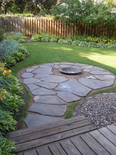 Porch Floors, Patio Paving, Gravel Landscaping, Stone Patio, Fire Pit Area, Stone Path, Ideas Backyard, Landscape Designs, Have Inspiration