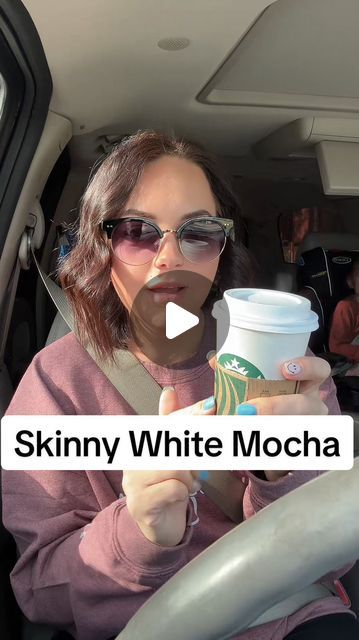 Courtney | Virginia Beach, VA on Instagram: "Starbucks Skinny White Mocha 😮‍💨🤤
Ya’ll constantly ask! Heres how to ask for it! If you want a lower calorie milk, then sub out oat milk for almond milk! ￼

#skinnymocha #healthjourney #lowcalstarbucks" Starbucks Milk Drinks, Low Calorie White Mocha Starbucks, Mocha Recipes, Iced White Mocha, White Chocolate Mocha, Chocolate Mocha, How To Order Starbucks, White Mocha, Virginia Beach Va