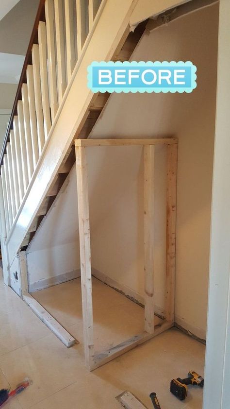 Under Basement Stairs, Door Under Stairs, Storage Under Staircase, Cabinet Under Stairs, Under Stairs Space, Under Stairs Dog House, Under Stairs Storage Ideas, Stairs Storage Ideas, Under Stairs Storage Solutions