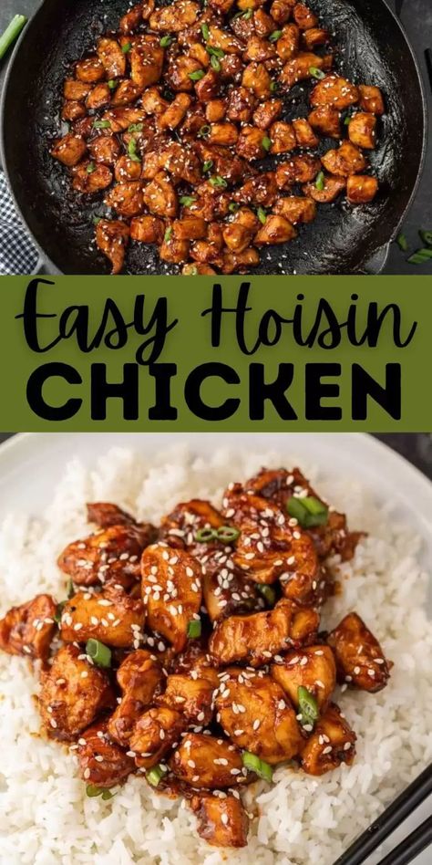 Stir Fry Sauce With Hoisin, Easy Summer Chicken Breast Recipes, Boneless Skinless Chicken Thigh Recipes Stir Fry, Hoisin Stir Fry, Tray Meals, Recipes With Hoisin Sauce, Chicken Hoisin Sauce, Canning Chicken, Hoisin Chicken