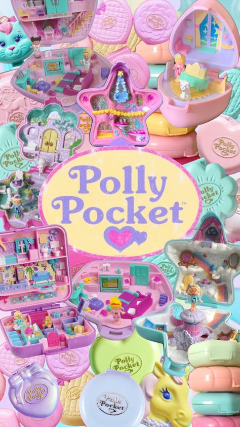 Always a Polly Pocket girl!💖 #pollypocket #vintage #toys #vintagetoys #bluebird #childhood #trinkets #pastel #pastelaesthetic #nineties #millenniallife #wallpapercollage Polly Pocket 2000, Poly Pocket, Bluebird Vintage, Y2k Girl, Childhood Memories 90s, Nostalgic Toys, 90s Baby, Vintage Collage, Polly Pocket