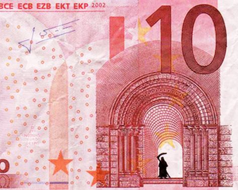 hacked euro banknotes highlight economic and social instability 10 Dollar Bill, Euro Banknotes, Design Studio Workspace, Rugs Slipping, World Coins, Modern Carpet, Dollar Bill, Bedroom Carpet, Human Figure