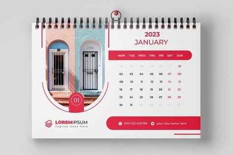 Colorful Calendar Design, Desk Calendar Design Creative, Corporate Desk Calendar, Table Calendar Design, Creative Desk Calendar, Modern Calendar Design, Desk Calendar 2023, Calendar Design Layout, Calendar Table