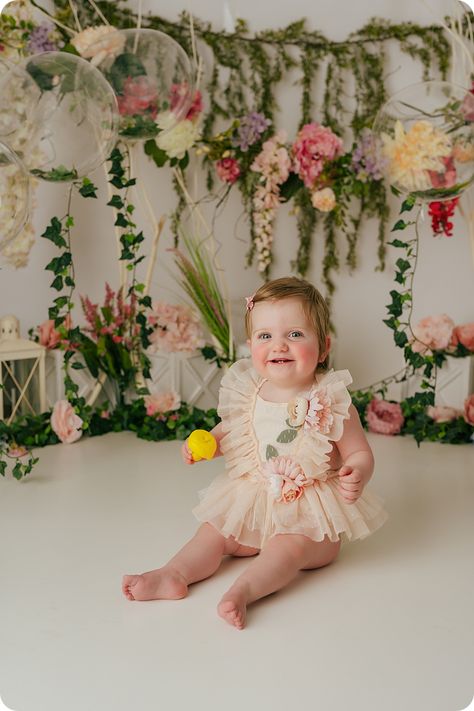 Enchanted Forest First Birthday Photo Shoot, Enchanted Forest One Year Old Party, Wild Flower First Birthday Photoshoot, Tinkerbell Smash Cake, Wildflower Birthday Photoshoot, Fairy First Birthday Pictures, Fairy First Photoshoot, Wildflower 1st Birthday Photoshoot, Wildflower First Birthday Photoshoot