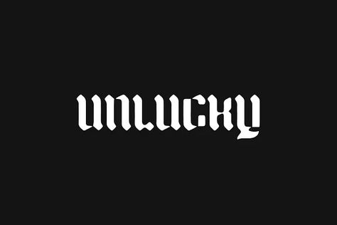 Unlucky Tattoo, Fonts Ideas, Lucky Wallpaper, Display Fonts, Filter, Wonder, Quotes, Quick Saves, Design