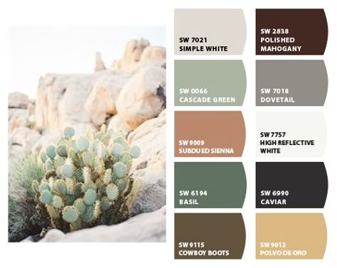 Southwest Paint Colors, Western Paint Colors, Western Color Palette, Boho Paint Colors, Desert Color Palette, Southwestern Colors, Southwest Colors, Color Tips, Desert House