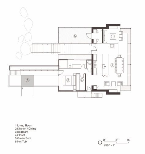 Gallery of Tofino Beach House / Olson Kunding - 17 Olsen Kundig, Olson Kundig, Beach House Plan, Concrete Fireplace, Floor Plan Drawing, Corner House, Glass Floor, Fireplace Wall, Small Home