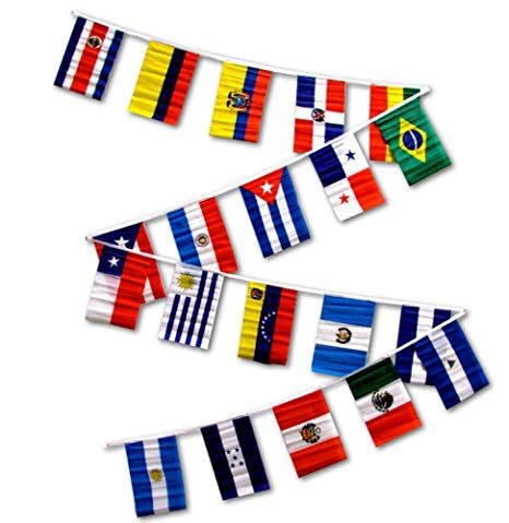 Latin American Flags, Hispanic Flags, Spanish Speaking Countries, Bunting Flag, Small Flags, All Flags, Bunting Flags, Flag Banner, American Country