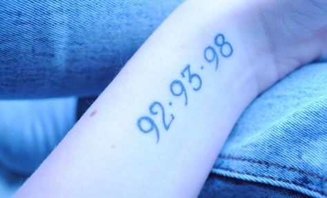 Family tattoos ideas Tattoos Birth Year, Siblings Tattoos, Tattoos Roman Numerals, Blue Thoughts, Birth Year Tattoo, Year Tattoo, Love Symbol Tattoos, Brother Sister Tattoo, Brother Tattoos