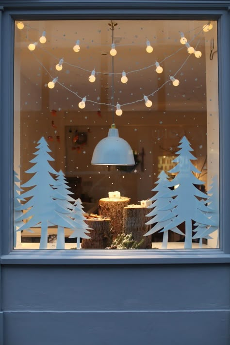 Christmas window decorations