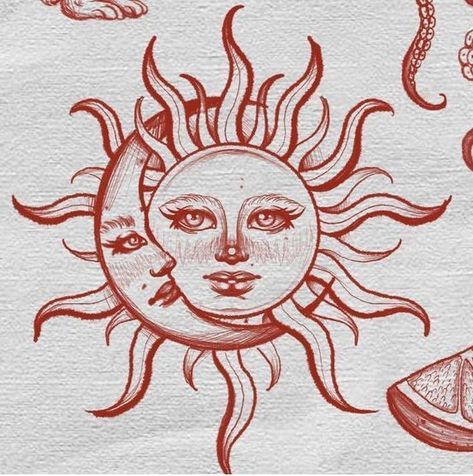 Tattoo Sol E Lua, Tattoo Moon And Sun, Sun And Moon Drawing, Moon Sun Tattoo, Upper Arm Tattoos, Sun Tattoos, Tatuaje A Color, Tattoo Style Drawings, Stylist Tattoos