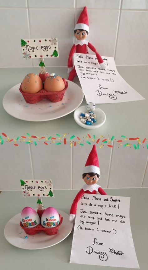 Welcome Back Elf, Easy Thanksgiving Table Decor, Holiday Hacks, Elf Ideas Easy, Simple Thanksgiving Table, Funny Elf On The Shelf, Elf Arrival, Whoville Christmas, Christmas Elf Doll