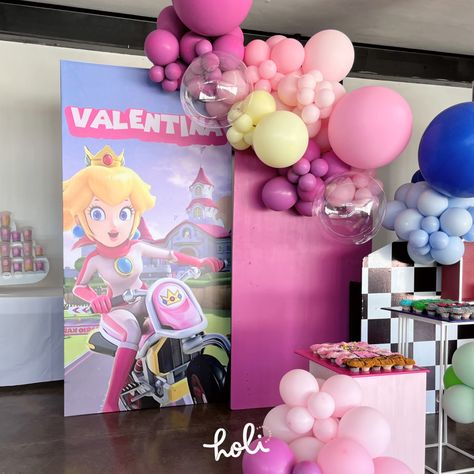 Princess Peach Backdrop, Peach Backdrop, Princess Peaches, Peach Mario Bros, Princess Peach Party, Peach Birthday, Peach Mario, Super Mario Birthday Party, Peach Party