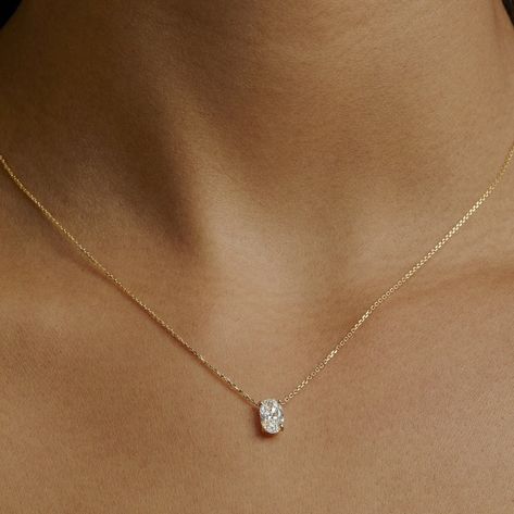 "Moissanite Necklace, Oval Cut Moissanite Solitaire Necklace, Dainty Diamond Necklace, 14k Gold Solitaire Diamond Prong Set Necklace, Dainty Necklace, Charm Pendant Necklace, Gift For Daughter, Daily Wear Necklace Below is also a matching piece listed in the \"Matching Piece\" section. ► 𝐎𝐭𝐡𝐞𝐫 𝐬𝐢𝐳𝐞𝐬 𝐚𝐫𝐞 𝐚𝐯𝐚𝐢𝐥𝐚𝐛𝐥𝐞: ● Oval Stone Sizes: ➜ 1 Ct (7x5 mm) ➜ 1.5 Ct (8x6 mm) ➜ 2 Ct (7x9 mm) ➜ 2.50 Ct (7x10 mm) ➜ 3 Ct (8x10 mm) ➜ 4 Ct (8x12 mm) ● 𝐂𝐞𝐧𝐭𝐞𝐫 𝐒𝐭𝐨𝐧𝐞 𝐃𝐞𝐭𝐚𝐢𝐥𝐬: → Stone Type: Moissanite → Shape: Oval Cut → Size: 2.50 CT → Measurement: 7x10 MM → Color: Colorless → Luster: Excellent → Make: High Quality ● 𝐌𝐞𝐭𝐚𝐥 𝐎𝐩𝐭𝐢𝐨𝐧: ⇨ 925 Sterling Silver ⇨ 10KT/14KT/18KT Gold ⇨ Metal tone can be done in Yellow, White & Rose ● 𝐖𝐡𝐲 𝐭𝐨 𝐜𝐡𝐨𝐨𝐬𝐞 𝐭𝐡𝐢? Wedding Necklace Diamond, Single Diamond Pendant Necklace, Dainty Diamond Pendant Necklace, Necklaces Silver Simple, Necklaces With Pendants, Oval Stone Necklace, Oval Diamond Pendant Necklace, Daily Wear Diamond Pendant Set, Oval Stone Pendant