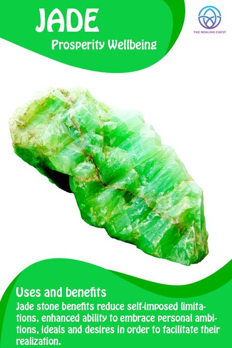 Jade crystals meanings, how to use crystals , jade healing crystals benefits.  #crystalhealing #crystalmeaning #energyhealing #gemstones #crystalenergy #crystals Crystals Benefits, Crystals Meanings, Jade Meaning, Jade Green Color, Crystal Properties, Jade Crystal, Spiritual Crystals, Gemstone Meanings, Jade Gemstone