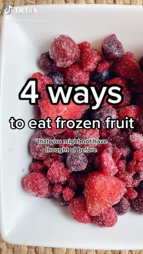 beetsbybrooke on Instagram: 🫐 Frozen produce has ENDLESS benefits 🍓 here are some ways I’ve incorporated frozen fruit in my meals 👇🏾 Let me know if you have any ideas… How To Eat Frozen Fruit, How To Use Up Frozen Fruit, Frozen Fruit Recipes Breakfast, Frozen Fruit Water, Ideas For Frozen Fruit, Desserts To Make With Frozen Fruit, What Can I Make With Frozen Fruit, Frozen Fruit Ideas What To Do With, Breakfast With Frozen Fruit