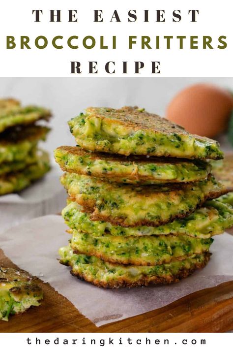 Broccoli Recipes Side Dish, Broccoli Fritters, Broccoli Dishes, Fritter Recipes, Broccoli Recipes, Veggie Dishes, Vegetable Side Dishes, Vegetable Dishes, Vegetarian Dishes