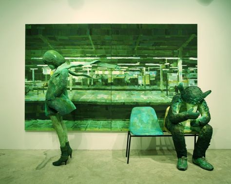 Artist Shintaro Ohata blends sculptures and paintings to create 3D artworks | Creative Boom Shintaro Ohata, 2d Painting, Owls Drawing, Image 3d, Amazing Paintings, 3d Painting, Sculpture Painting, 3d Artwork, 3d Texture