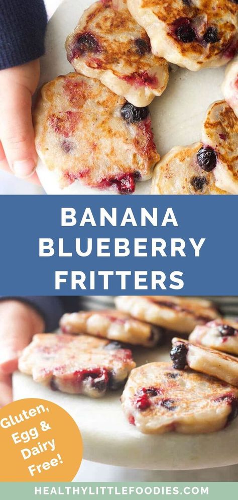 Breakfast For Egg Allergies, Dairy Free Weaning, Blueberry Finger Food, Blw Recipes Egg Free, Dairy Free Weaning Recipes, Finger Foods Dairy Free, Blw Finger Food Recipes, Blw Breakfast Ideas Egg Free, Gluten Free Dairy Free Snack Recipes