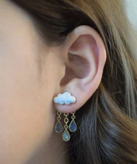 Cloud Raindrop Earrings. Raindrop Earrings. Cloud Earrings. Fun Earrings  | eBay Celtic Knots, Womens Earrings Studs, Tassel Jewelry, Couple Bracelets, Valentines Jewelry, Girls Jewelry, Simple Earrings, Ear Jewelry, Cute Earrings