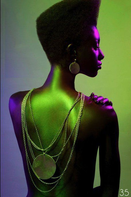 green/purple Gel Photography, Colour Gel Photography, Afro Futurism, Neon Demon, Portraits Inspiration, Foto Glamour, Colorful Photography, Portrait Lighting, Studio Color