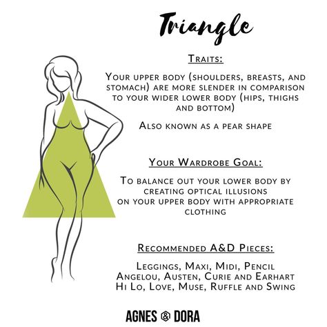 Pear Body Shape Fashion, Pear Body Shape Outfits, Triangle Body Shape Outfits, Pear Shape Fashion, Realistic Outfits, Triangle Body Shape, Body Types Women, Shape Fashion, Pear Body