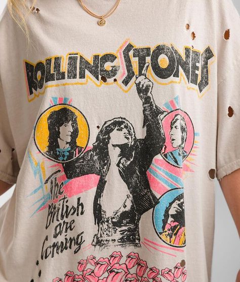 The Rolling Stones British Are Coming Band T-Shirt - Women's T-Shirts in Off White | Buckle Rolling Stones Tshirt, Betty Boop Posters, Rolling Stones Shirt, Women's T Shirts, T Shirt For Women, Coffee Love, Effortless Chic, Betty Boop, Fancy Dresses