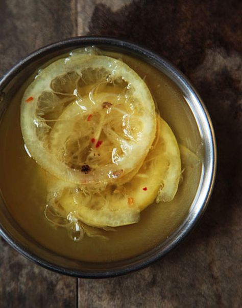 Lemon Confit Recipe | SAVEUR  (This would be great on fish or chicken...salad dressings? Keeps a week or so.) Lemon Confit Recipe, Lemon Confit, Diy Edible Gifts, Confit Recipes, Sauce Tartare, Diy Edible, Edible Gifts, Lemon Recipes, It Goes On