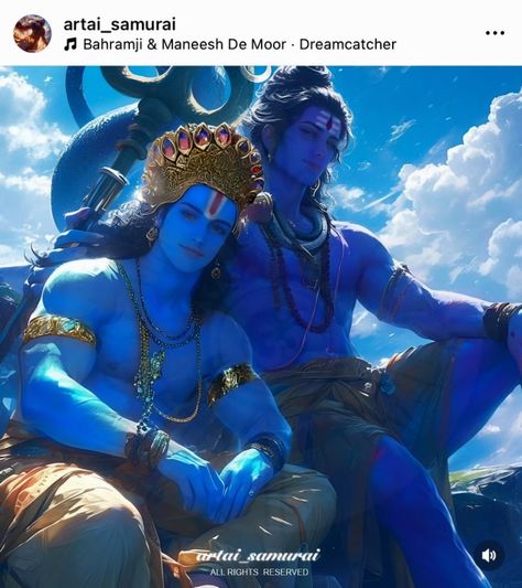 Shiva Krishna Together, Lord Shiva And Vishnu Together, Shiv And Krishna Together, Vishnu And Shiva, Beautiful Krishna, Hinduism History, Indian Illustration, Krishna Drawing, Sanatan Dharma