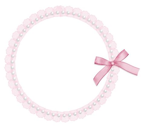 Circle Borders, Cute Frames, Pink Frames, Images Vintage, Borders And Frames, Png Icons, Circle Frames, Phone Themes, Picture Design